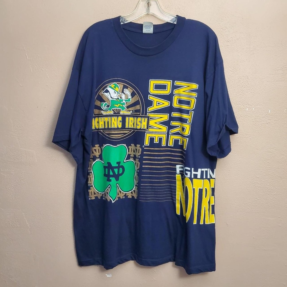 Vintage 90s Notre Dame Fighting Irish T-Shirt